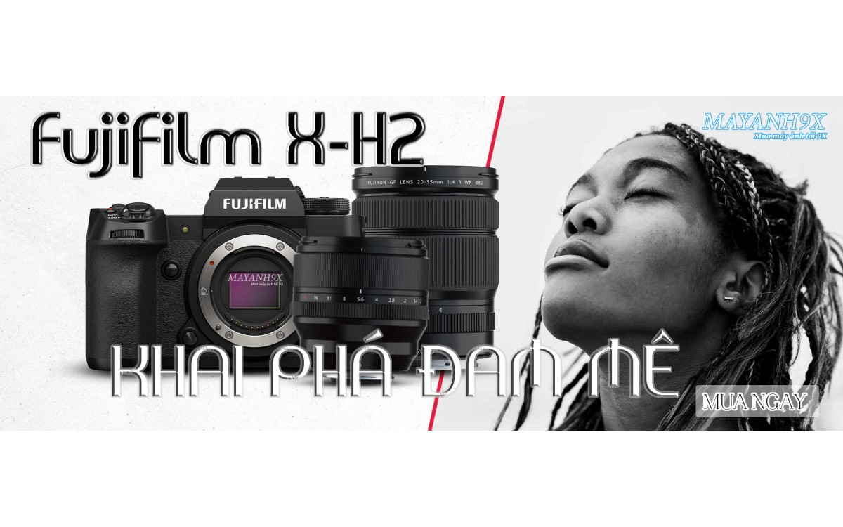 Đánh giá Fujifilm X-H2 - Với cảm biến 40 triệu màu công nghệ chiếu sáng sau