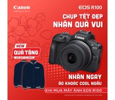 Canon EOS R100 + Kit 15-45 STM  Mới 100% Chính hãng