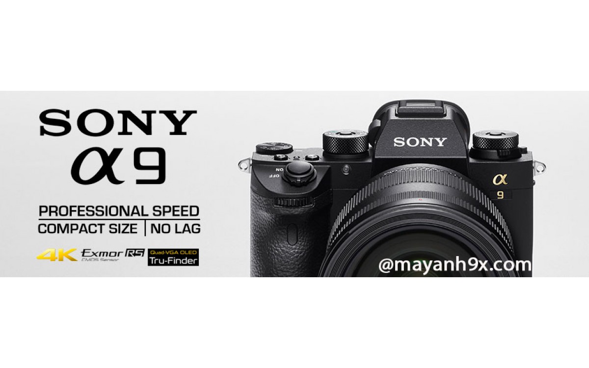 SONY A9 chính thức là đối thủ của Canon 1DX mark2 và D5