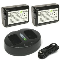 Bộ Pin sạc đôi Wasabi FW-50 - Chính hãng 