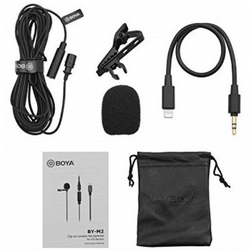 Micro cài áo BOYA BY-M2 (Chính hãng) Micro cài áo BOYA BY-M2 (Chính hãng)