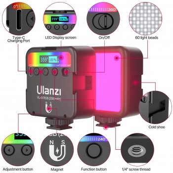 Ulanzi VL49 RGB - Đèn Quay Phi..