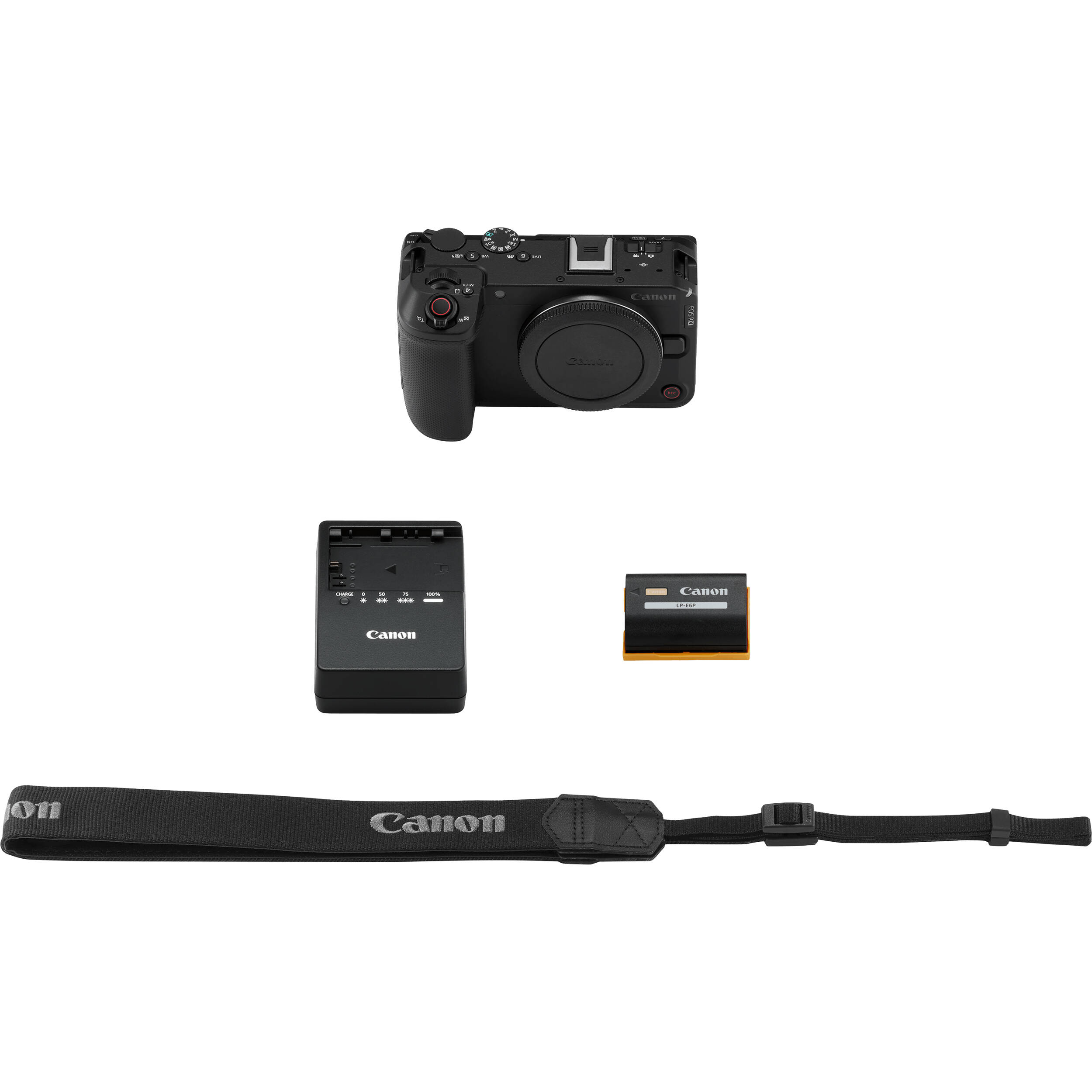 Máy ảnh Canon EOS R6 V góc nhìn chính diện